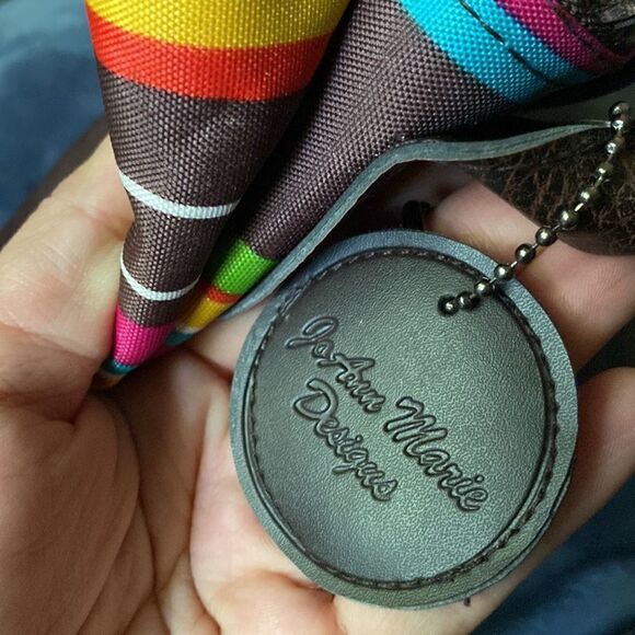 Joann Marie Designs Waterproof Fold-Up Brown pink large tote Beach diaper bag - Picture 10 of 10